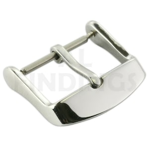 Silver Watch Buckle Spare Loose New Watch Strap Buckles Watches tool (10)