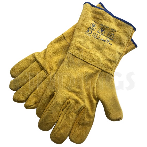 13 résistant à la chaleur Four de fusion Gants en cuir Raffinage Coulée dor  Cuivre 440 -  France