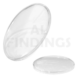24.8mm - 30mm Round Low Domed watch crystal acrylic repair plastic glass tool (3)
