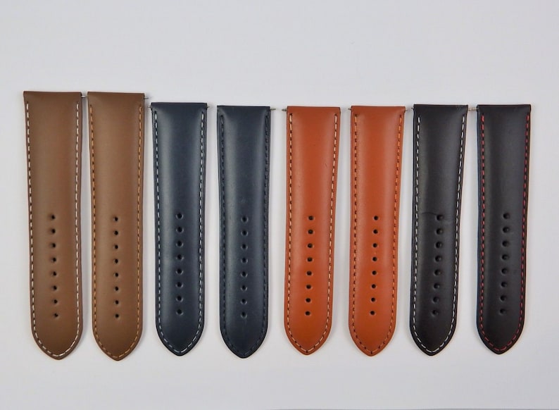 18mm Genuine Smooth Leather Watch Strap Straps Band Mens Gents Etsy UK