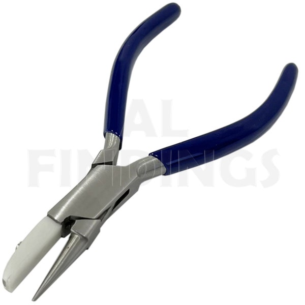 5" Nylon & Round Jaw Flat Nose pliers Opticians jewellery making tools craft (95)