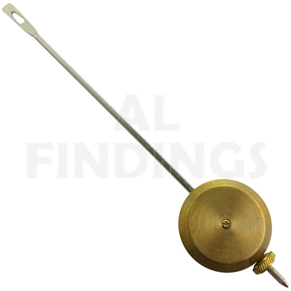 Universal Brass Pendulum Bob Adjustable Wall Clocks Mantle Clock Part 7" Long (95)