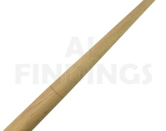 Mandril de madera para anillos de 11", herramienta de acero para moldear y martillar, ideal para joyería artesanal (55)