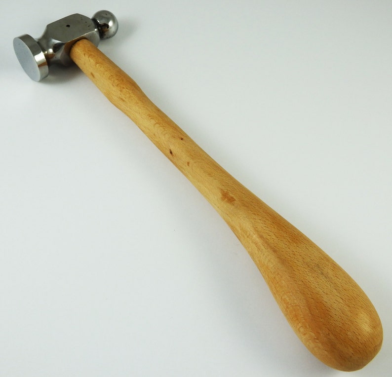 Dome face 1/" chasing hammer Repouse ball pein planishing metal jewellers tools