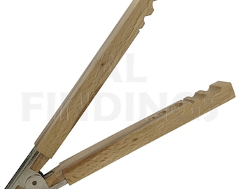 Pince à main pour perles et perles, pince à épiler, outil de bijoux en bois 7 "(50B)