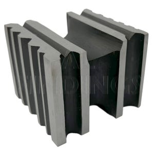 Hardened Solid Steel Grooved Multi Forming Swage Block Dapping Silver smith Tool