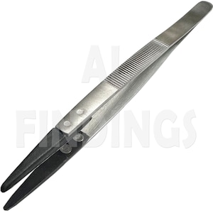 Tweezers With Plastic Tips 40mm Plastic Tip With 12mm Opening 160mm Long Tool (35)
