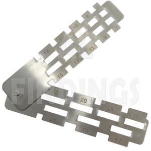 Watch band strap & spring bar measuring watchmaker sizing tool  (35)