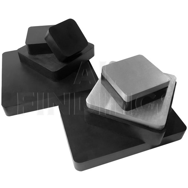Rubber, Steel & Rubber Dapping Doming Bench Block Anvil Crafting Tool Sets
