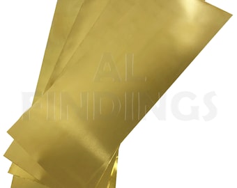 XL Brass Shim Sheet .001 .002 .003 .005 assorted 100 x 250mm or 4x10" (90)