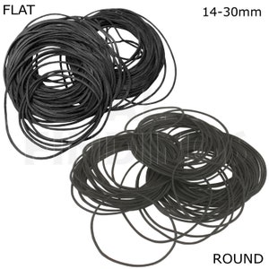200 Round & Flat Watch Gaskets 0 Rings Seal Rubber Washers 14mm-30mm Assorted (20)