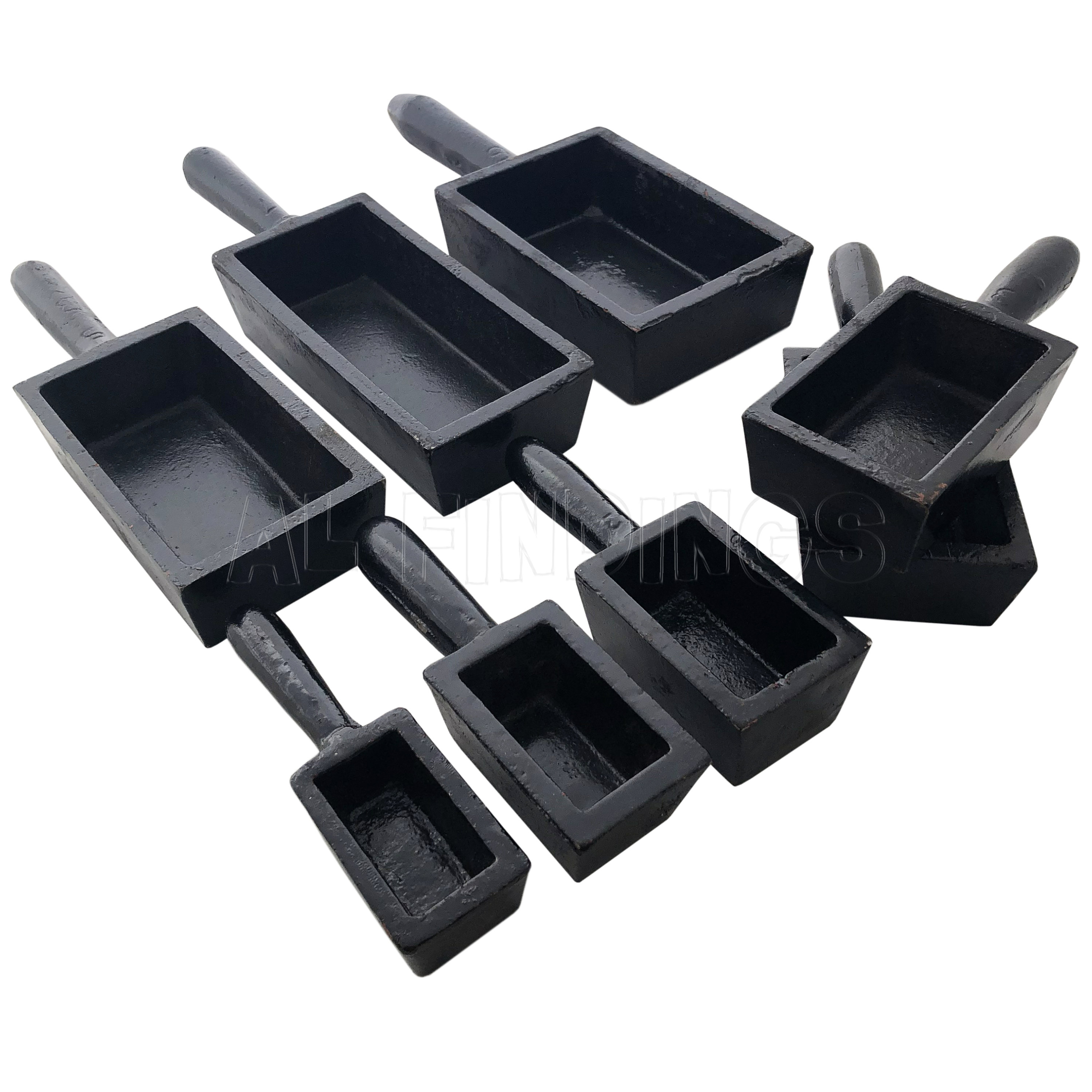 WOONEKY 3 Graphite Tank Lead Melting Mold Metal Casting Mould Smelting  Molds Metal Casting Molds Metal Molds Casting Graphite Ingot Mold Metal  Casting