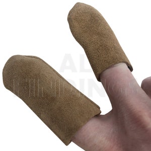 Leather Finger Guard - Open End