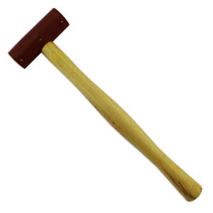 1 1/4&quot; rawhide leather hammer raw hide  jewellers tools 32mm face (233)