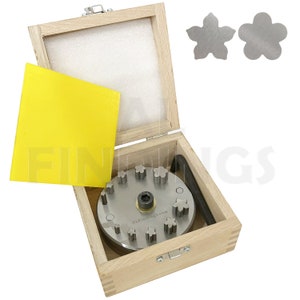 5 Petal Flower Disc cutter 2in1 Disc cutter set of 10 | 5mm to 16mm Cutting Tool (1960)