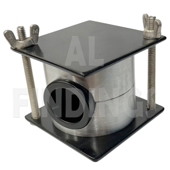 Sandgussform Für Juweliere – Aluminium, Delft-Stil, 60x68 Mm, Inkl. 2 Gießringen Für Perfekte Ausrichtung