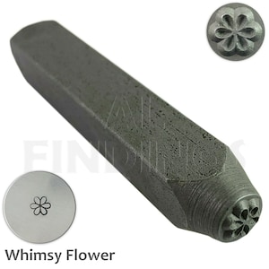 Whimsy Flower Punch Metal Stamp Design Jewellery Craft Tool (70)