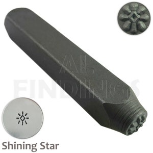 Shining Star Punch Metal Stamp Design Jewellery Craft Tool (70)