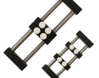 Pinzas de sujeción para mecanismos de relojes, herramienta de reparación de relojes antiguos, pasadores de nailon para relojeros (55)