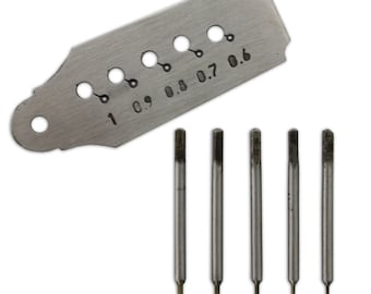 Tap and die set 0.6mm to 1.00mm 5 taps and dies