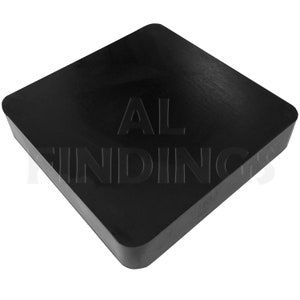 Rubber dapping doming block tool 4 x 4 x 3/4&quot; 100mm x 100mm x 20mm (285)