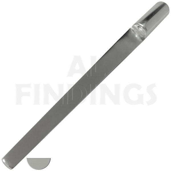 Demi-anneau rond Mandrel Steel façonnant formant Hammering Jewellery Craft Tool (600)