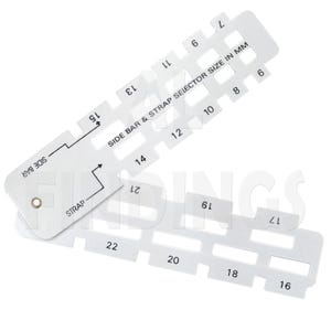 Plastic Watch band strap & spring bar measuring watchmaker sizing tool (25)