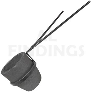 Suporte de pinça para cadinho, ferramenta de fundição para forno de grafite 3,4,6,8,10,12,14 kg