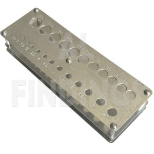 Stainless Steel Drill Gauges Stand metric gauge 1-13mm 25 sizes Storage Tool (150)