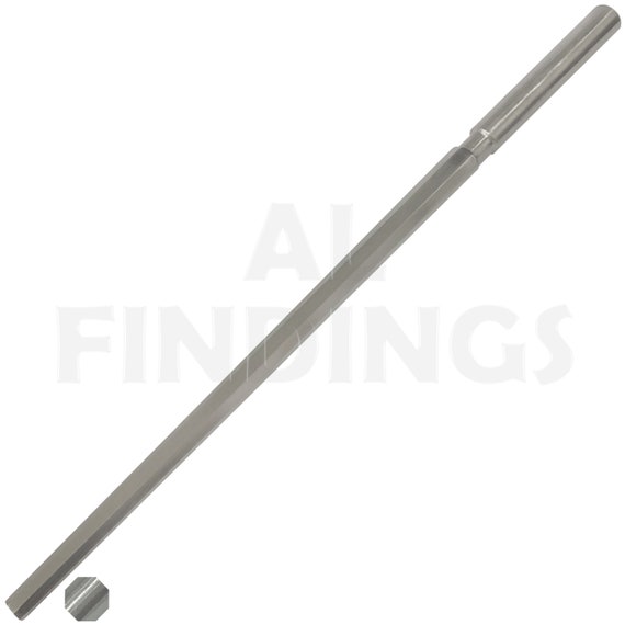 Mandrins Hexagonal En Acier Pour Sertissage De Bélières - Outil Bijouterie FindingKing 28 Cm
