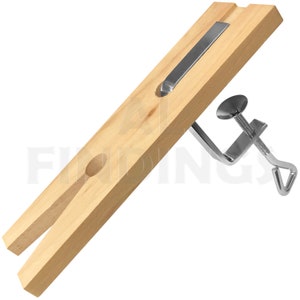 8&quot; 200 mm hardhouten bankpen / klem Juweliers V-sleuf gereedschapshorloge (160)