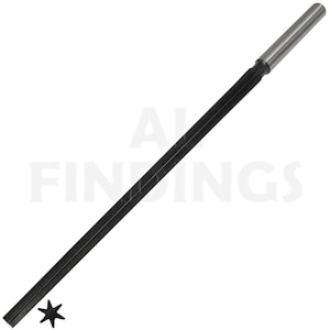 6 STAR bezel ring mandrel steel shaping forming hammering Jewellery craft tool  (150)