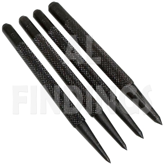 Jewellers Tools 5pc Long Drive Brass Pin Punch Set (3-9.5mm) : From 1/8-3/8" Tool (580