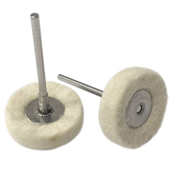 2pc Polishing Buffing Wool Cotton Wheel Brush for Dremel Rotary