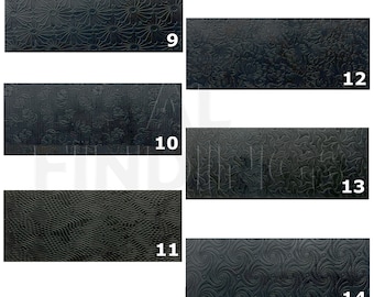 Placa texturizada con patrones metálicos para laminación y diseño de prensas de joyería (355)