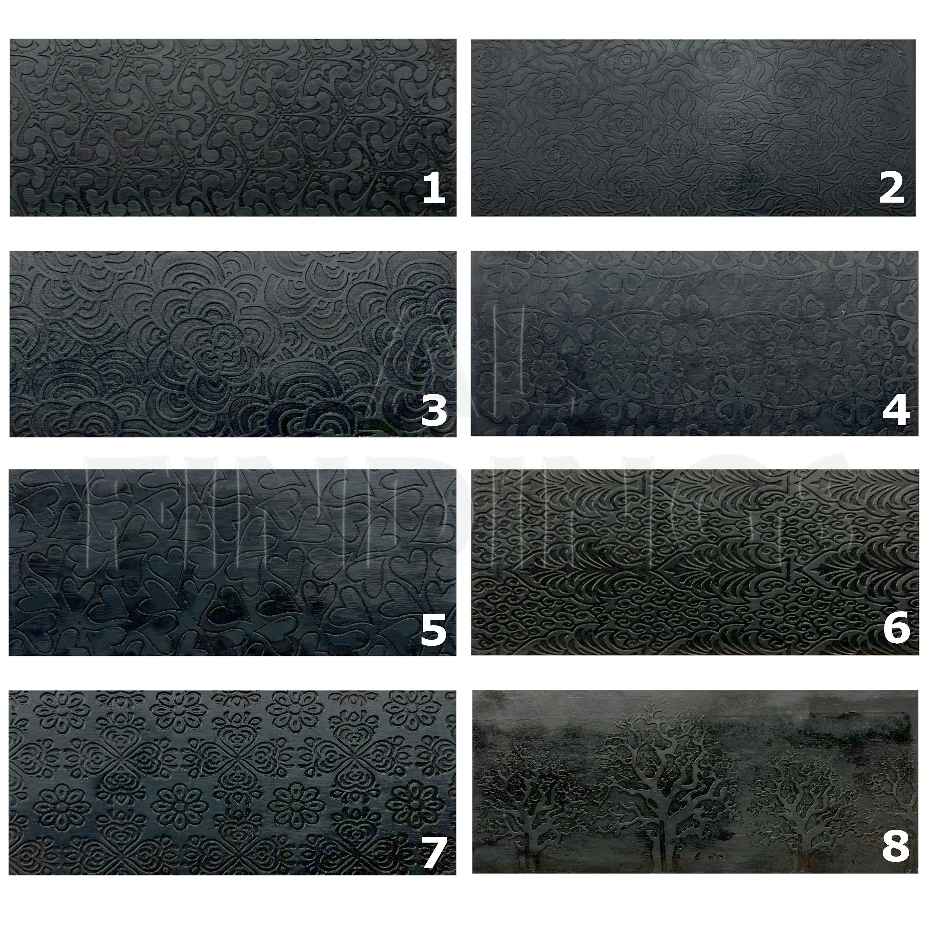Metal Mill Pattern Metal Pattern Texturing Plate for Rolling Mill & Press Design Jewellery ...