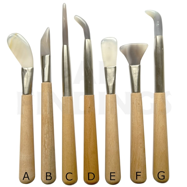 Agate Burnisher Premium Range Various Shapes Jewellers Shaping Crafting Tool (75D)