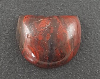 Tiger Iron Cabochon, 18x23mm cab cabochon stone, red brown black, freeform shape, tiger iron, tiger iron cab, tiger eye, mgsupply