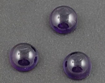 10mm Amethyst Cabochon, calibrated, purple cab, amethyst, amethyst cab, amethyst cabochon, purple stone, small cabochon, purple amethyst