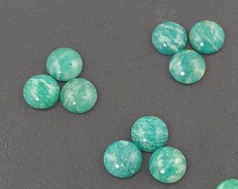 10mm Russian Amazonite Cabochon, calibrated, amazonite, amazonite cab, amazonite cabochon, green stone, small cabochon, green amazonite