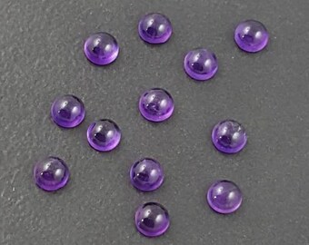 6mm Amethyst Cabochon, calibrated, purple cab, amethyst, amethyst cab, amethyst cabochon, purple stone, small cabochon, purple amethyst
