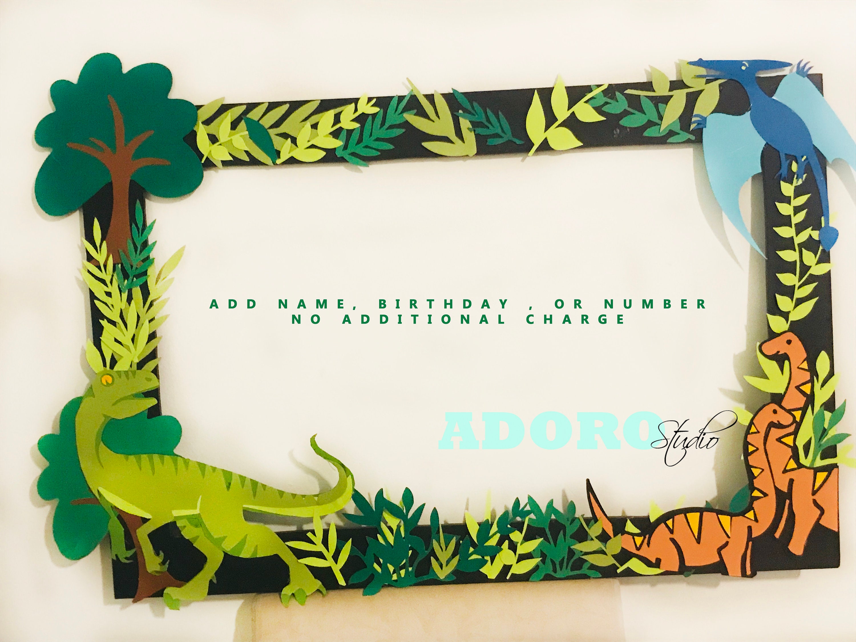 Marco de fotomatón de dinosaurios / marco de fotomatón - Etsy España Marco de fotomatón de dinosaurios / marco de fotomatón - Etsy España