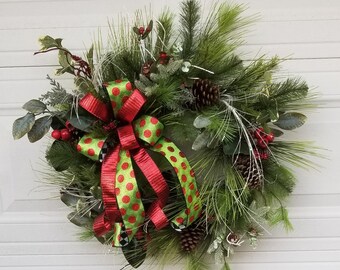 Holiday Wreath for Door