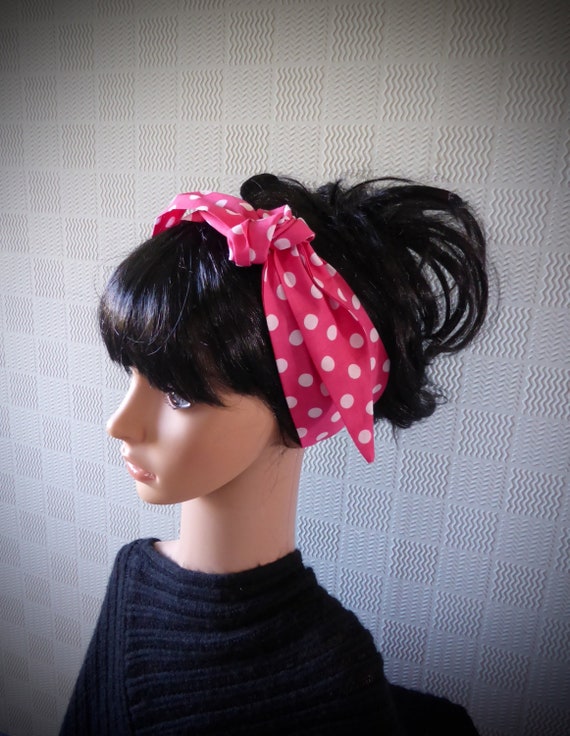 Grey Purple with Pink Paisley Zan Headwrap Bandanna Womens Head Wrap
