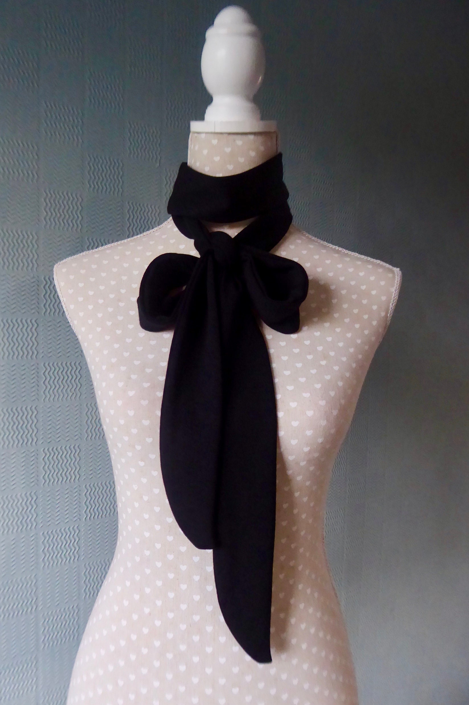 thumbnail image 2 of Stripped Scarf Muloo Strip Scarf For Women - Long Skinny Belt Necktie Y2K Style Neckerchief | 180cm Polyester Multi-Way Fashion Scarf Y2k Skinny Scarf 2 of 9