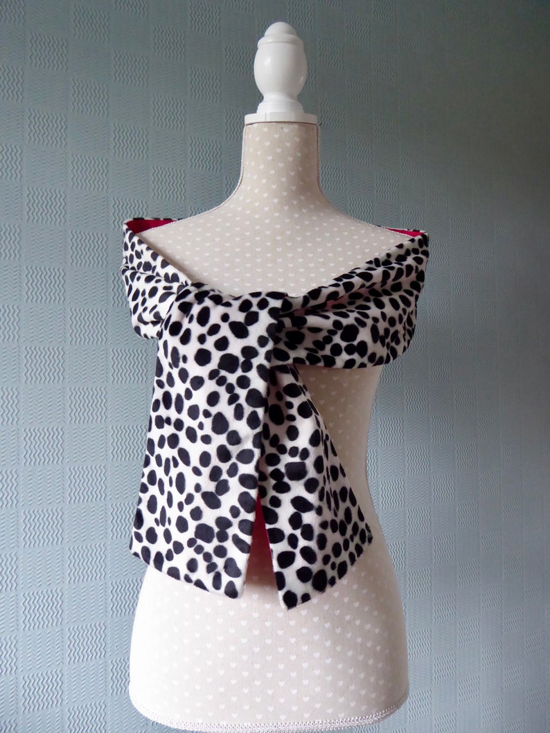 Dalmatian scarf fancy dress costume dalmatier wrap animal Etsy