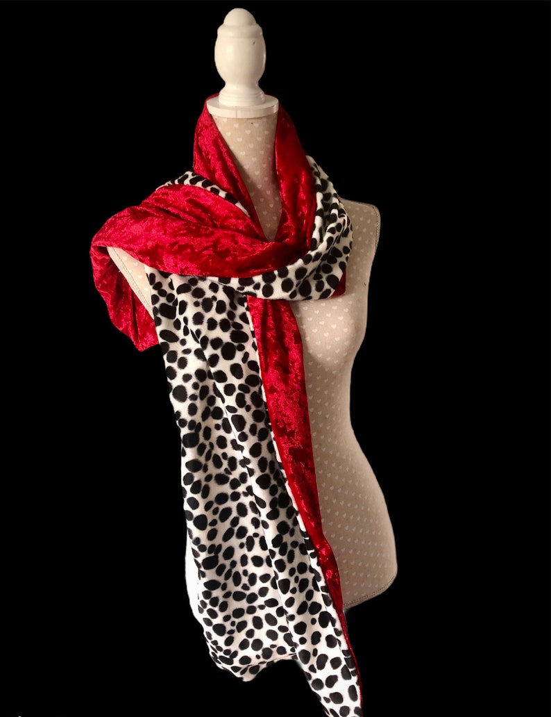 faux fur dalmatian shawl