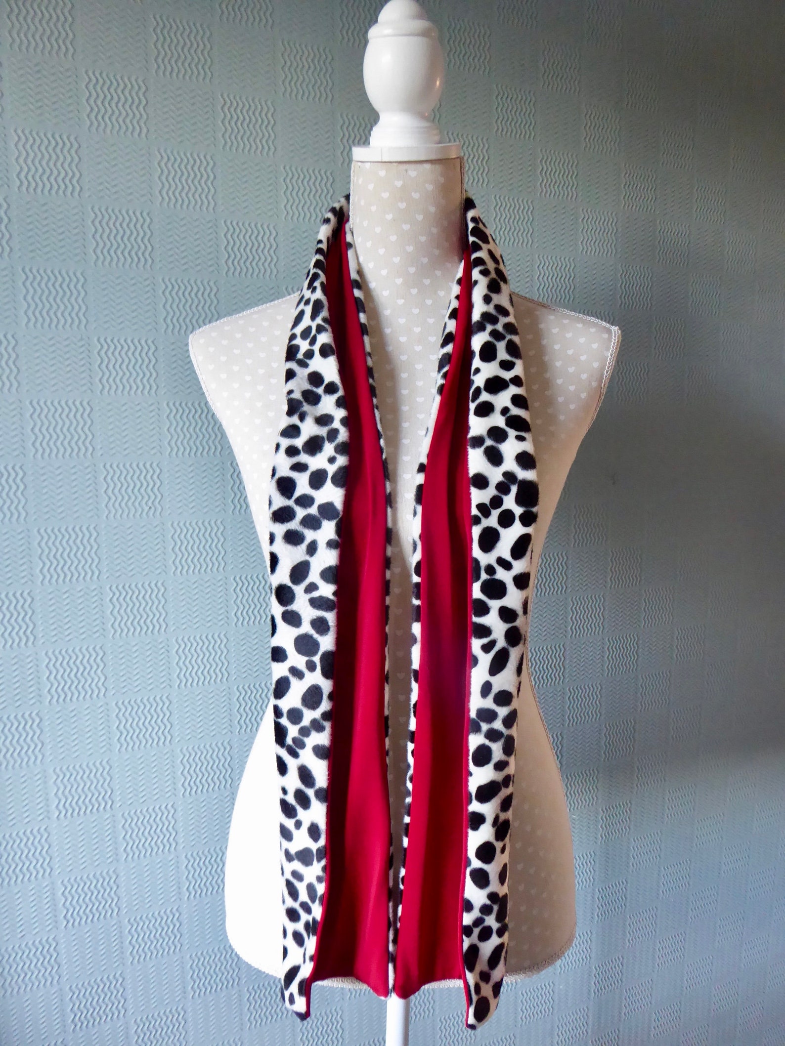 Dalmatian scarf fancy dress costume dalmatier wrap animal Etsy