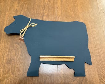 Country Cow Silhouette Chalkboard