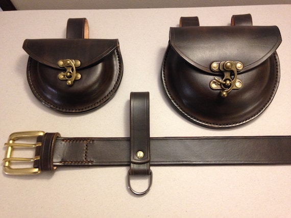 leather belt pouch bushcraft